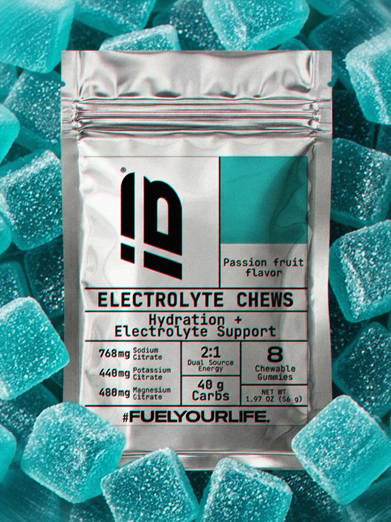 ELECTROLYTE CHEWS IBSPORTS x 56 G SABOR MARACUYÁ
