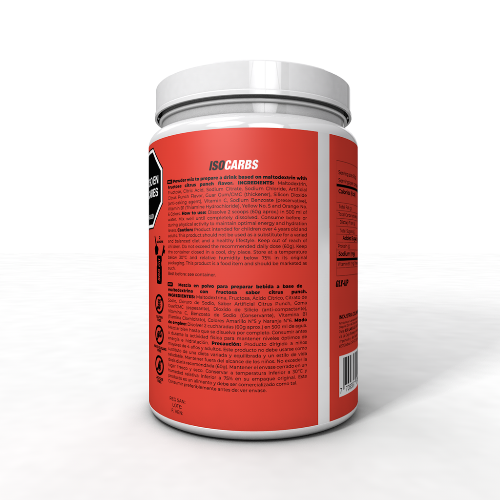 ISOCARBS IBSPORTS x 850 G SABOR CITRUS PUNCH