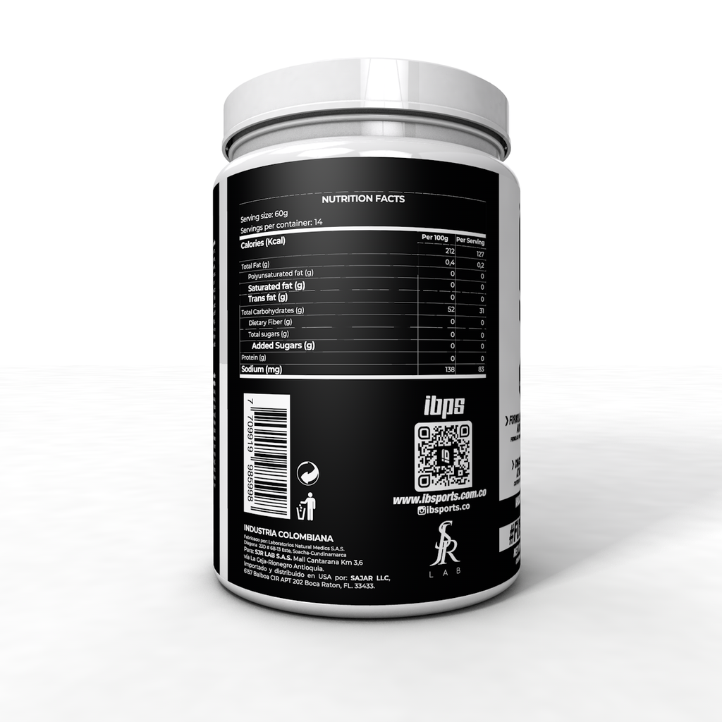 BECARB IBSPORTS 850 GRAMOS  SABOR SANDIA