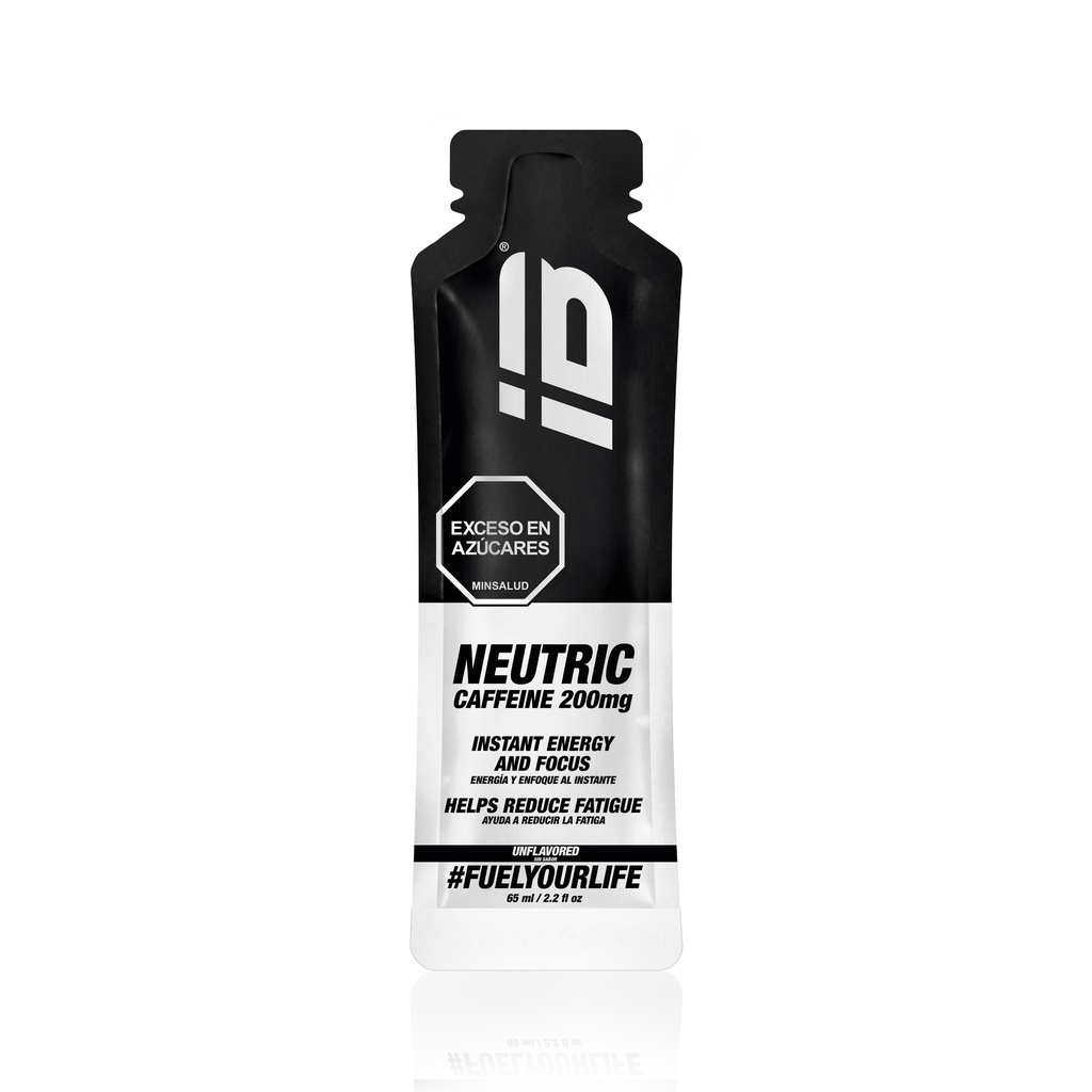 NEUTRIC IBSPORTS GEL CAFEÍNA 200 MG x 65 ML SABOR NATURAL