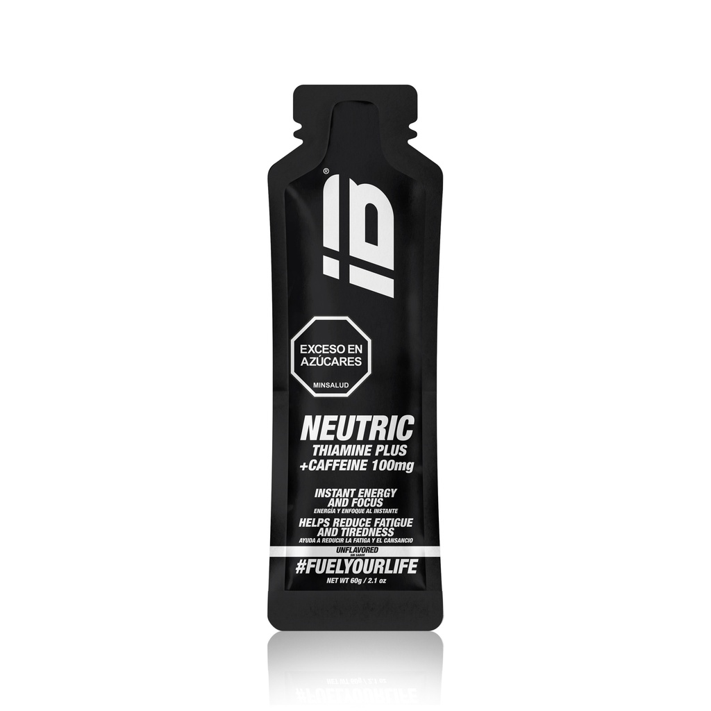 NEUTRIC IBSPORTS GEL CAFEINA 100 MG + TIAMINA x 65 ML SABOR NATURAL
