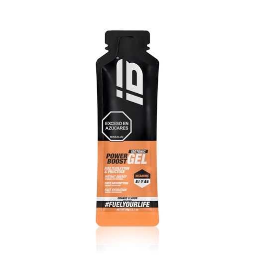 [IBS-7708035129538] POWER BOOST GEL ISOTONICO IBSPORTS x 65 ML SABOR NARANJA