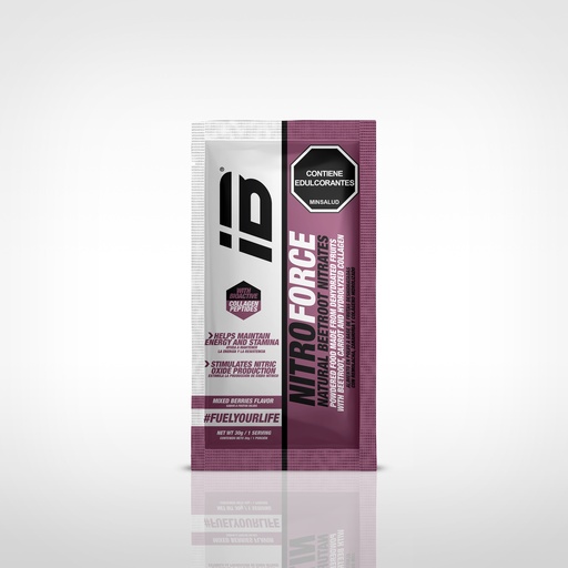 [IBS-7709397578996] NITROFORCE IBSPORTS (REMOLACHA EN POLVO) SACHET x 30 G SABOR FRUTOS ROJOS