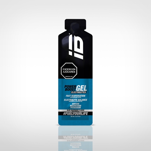 [IBS-7709919985912] POWER BOOST IBSPORTS GEL ELECTROLITOS x 65 ML SABOR RASBERRY