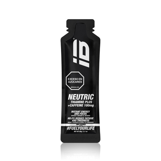 [IBS-7709919985943] NEUTRIC IBSPORTS GEL CAFEINA 100 MG + TIAMINA x 65 ML SABOR NATURAL